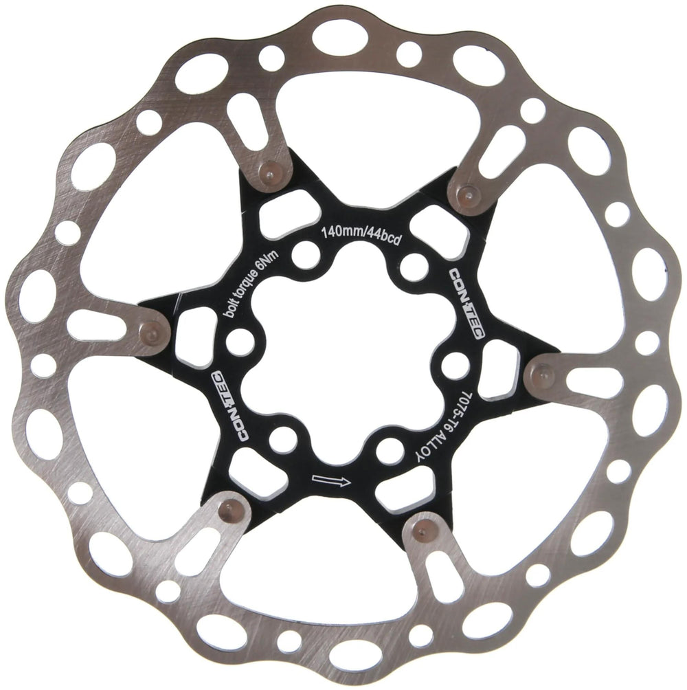 Contec remschijf cdr-hd 2 ct disc br. rotor cdr-hd2 140 mm 2-parts 6-hole