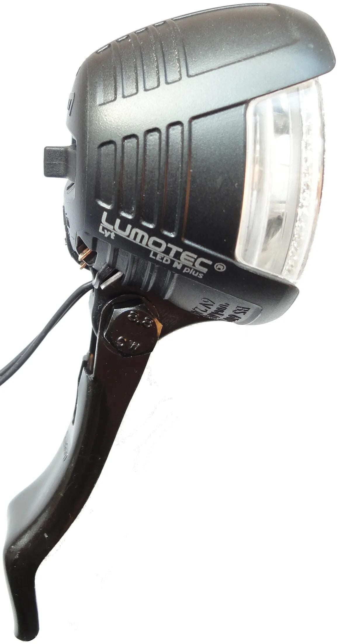Busch + müller koplamp busch und müller lumotec lyt b n plus met standlicht voor naafdynamo 20 lux - zwart