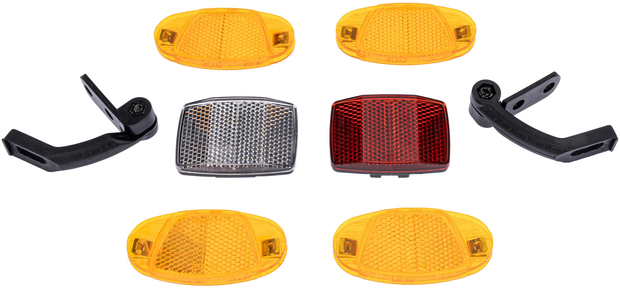 jeu de réflecteurs 8 pièces en plastique