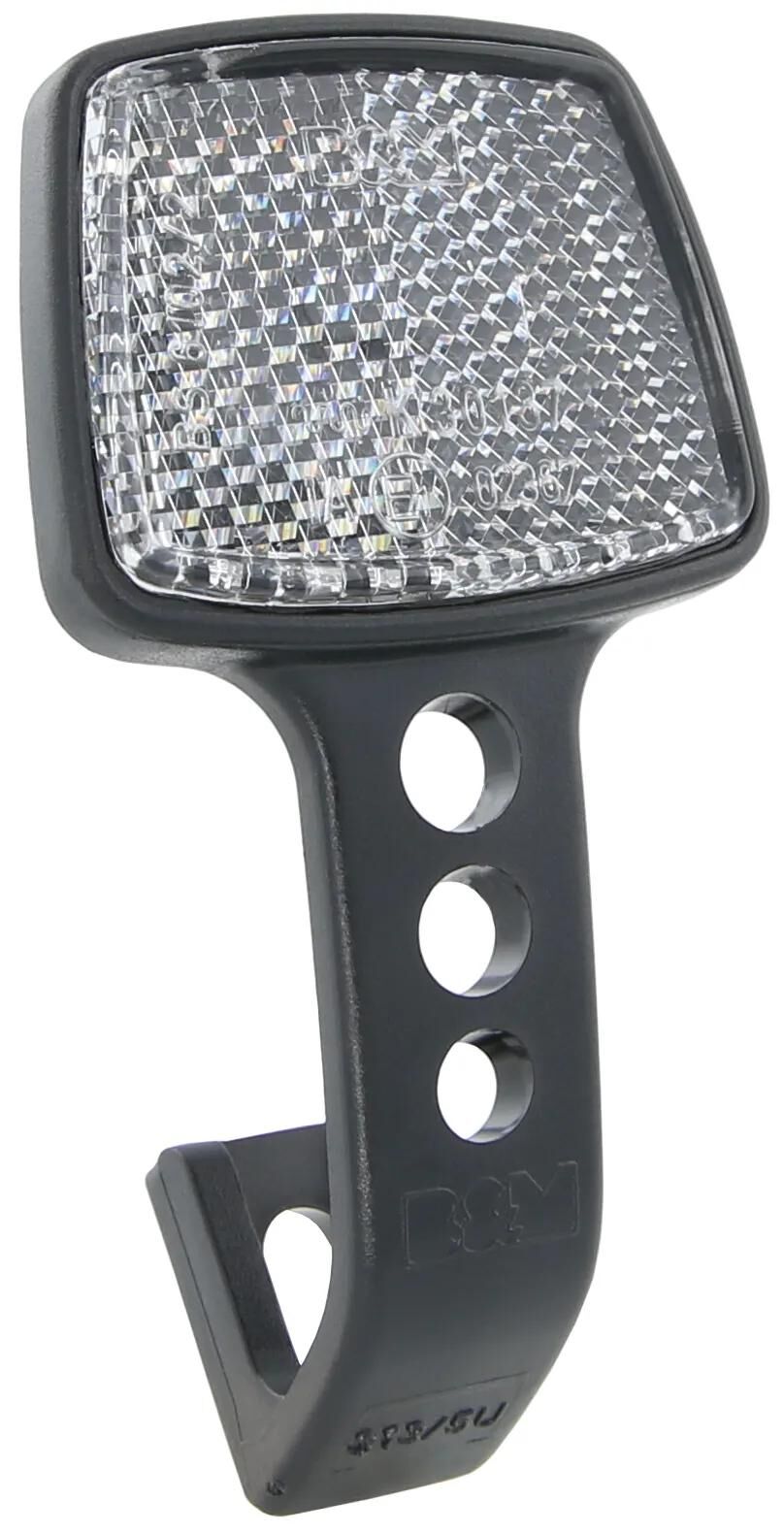 Reflector BM Voorzijde Met Beugel Wit