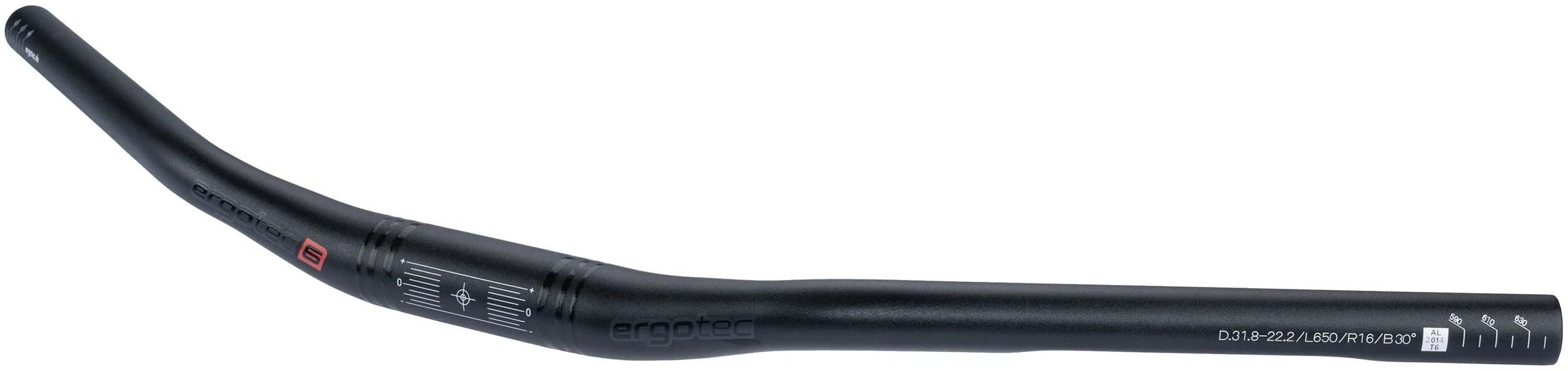 Ergotec lenker lady town handlebar lady town 31,8mm black