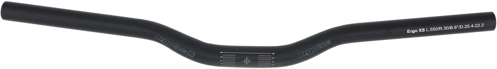 Ergotec stuur atb xs 25,4 550mm 6� mat zwart