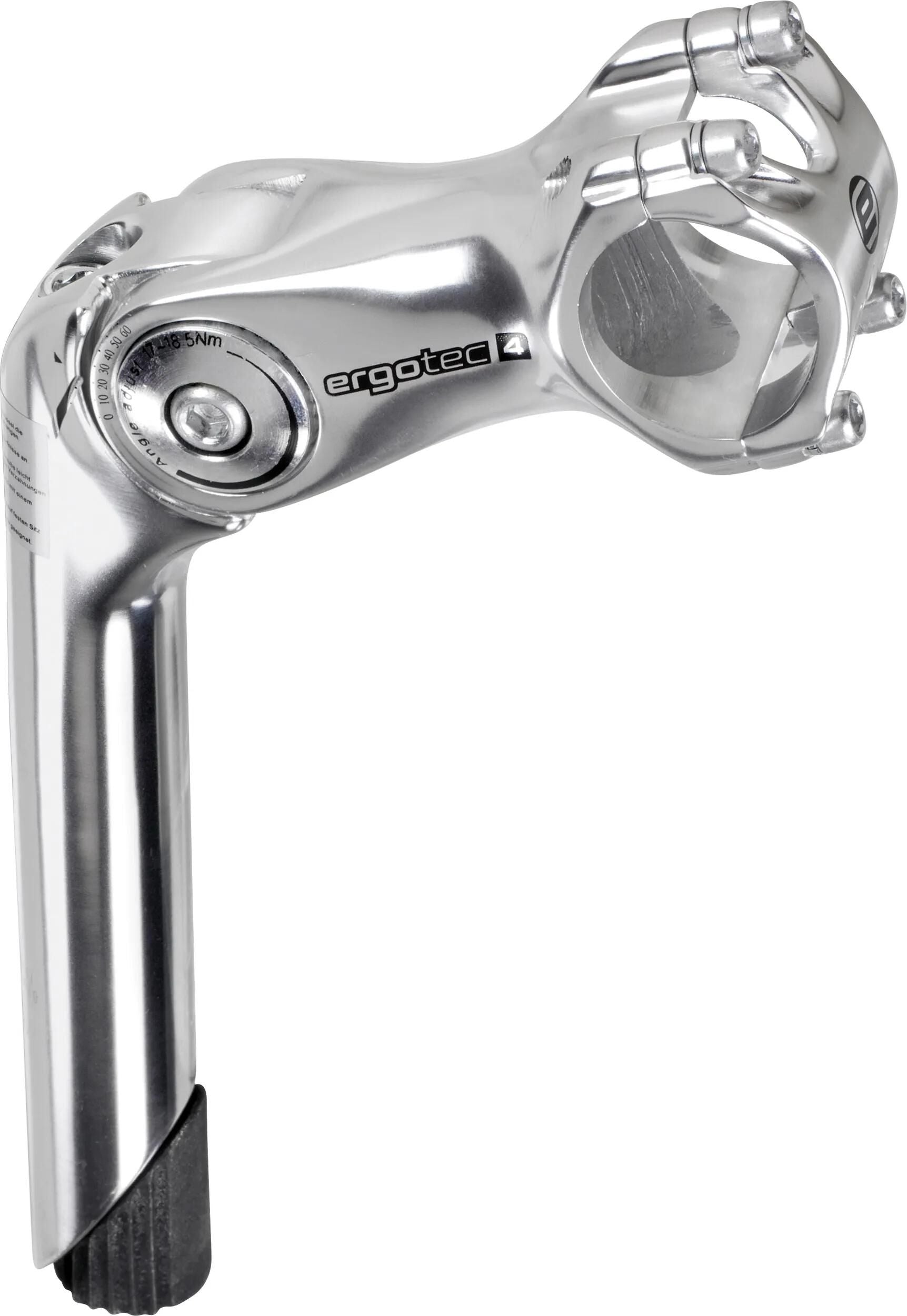 Ergotec stuurpen octopus 2 tube 25,4 31,8 180 90 zilver