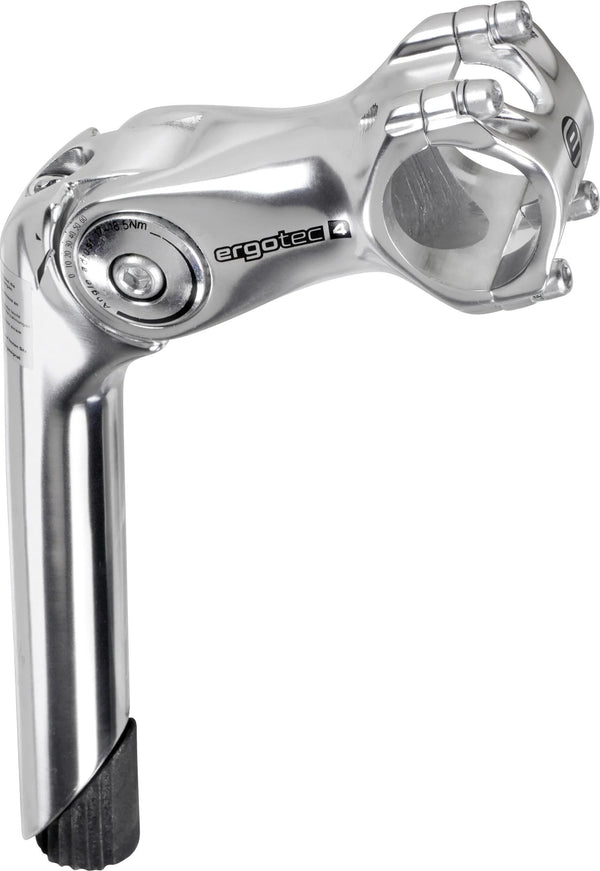 Ergotec stuurpen octopus 2 verstelbaar 25.4mm 90mm zilver