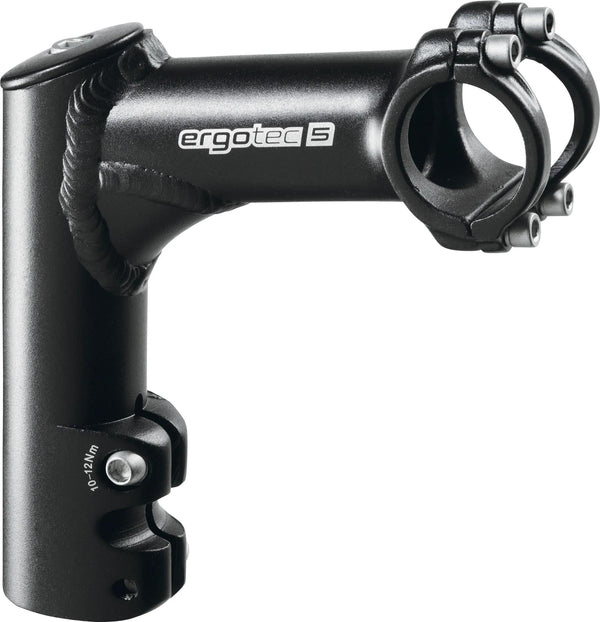 Ergotec stuurpen comfi ahead stem comfi 15° 25,4 120 mm black