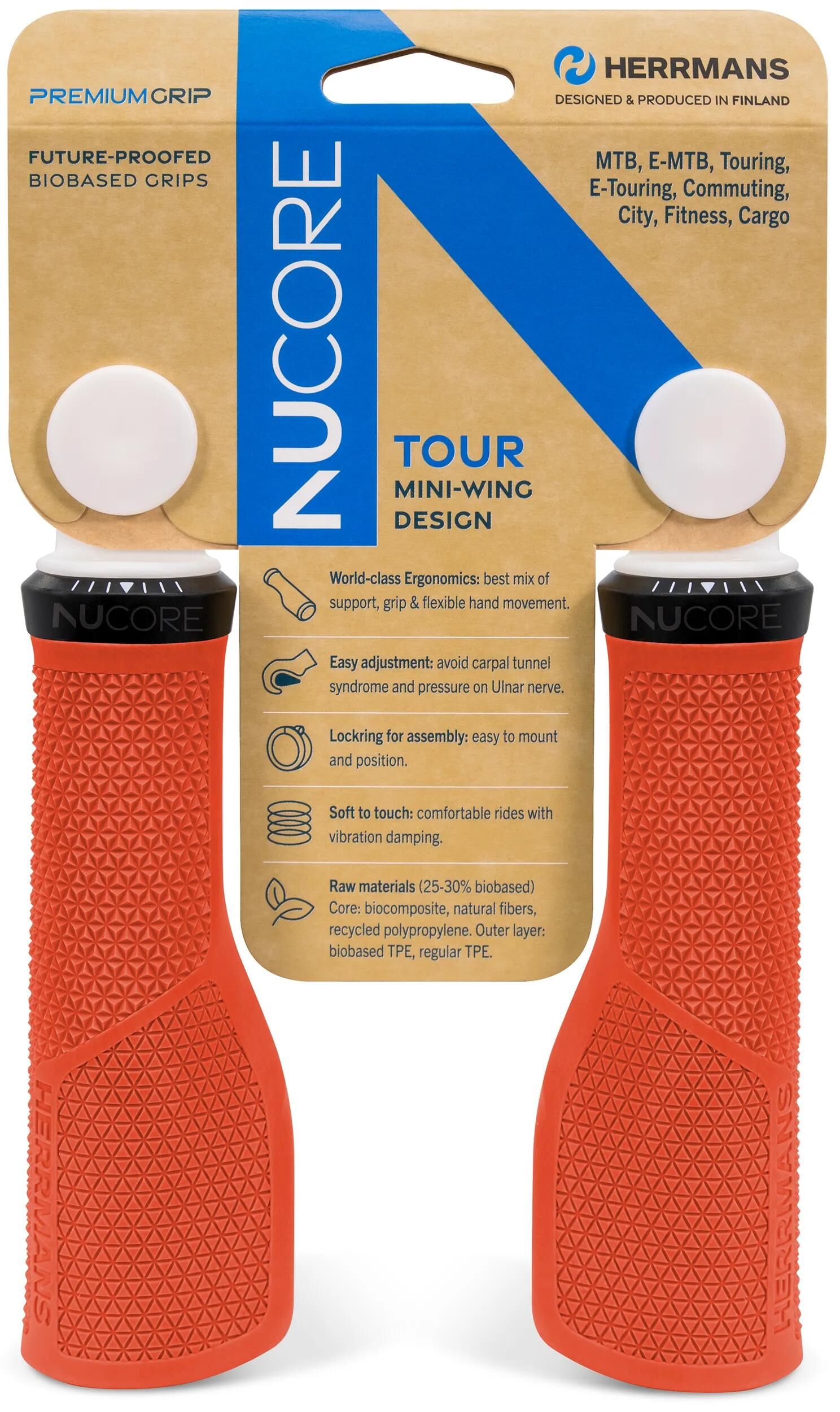 Herrmans griff nucore tour grip herramns nucore tour 130mm peak lava