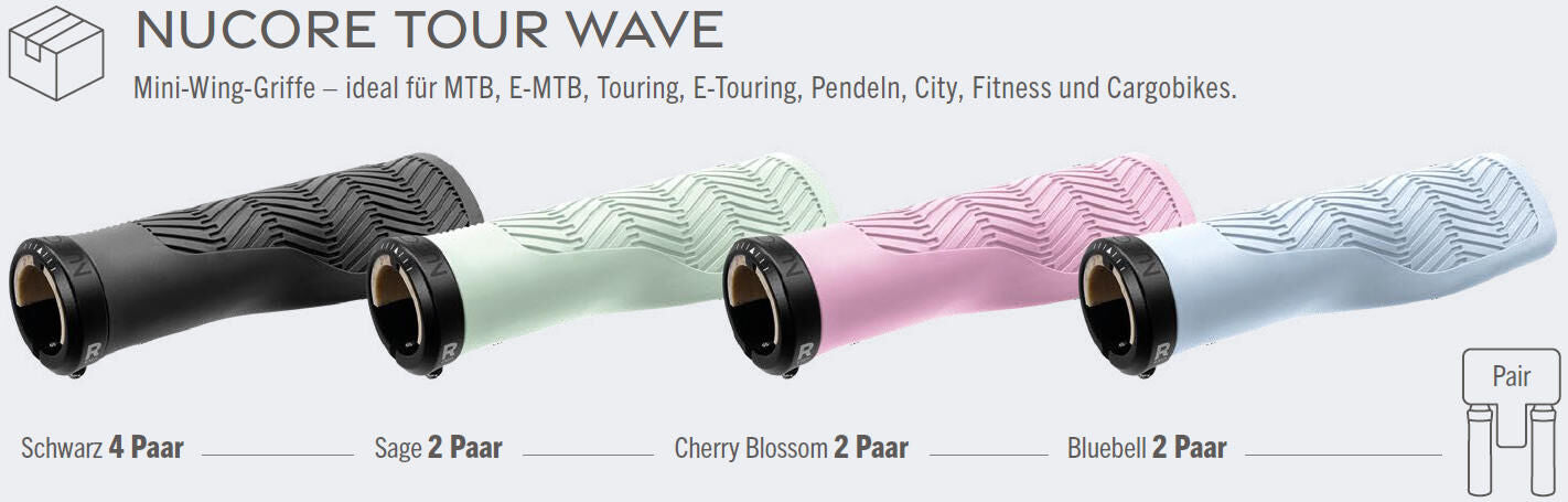 Herrmans nucore tour handvat grips tour wave starter package