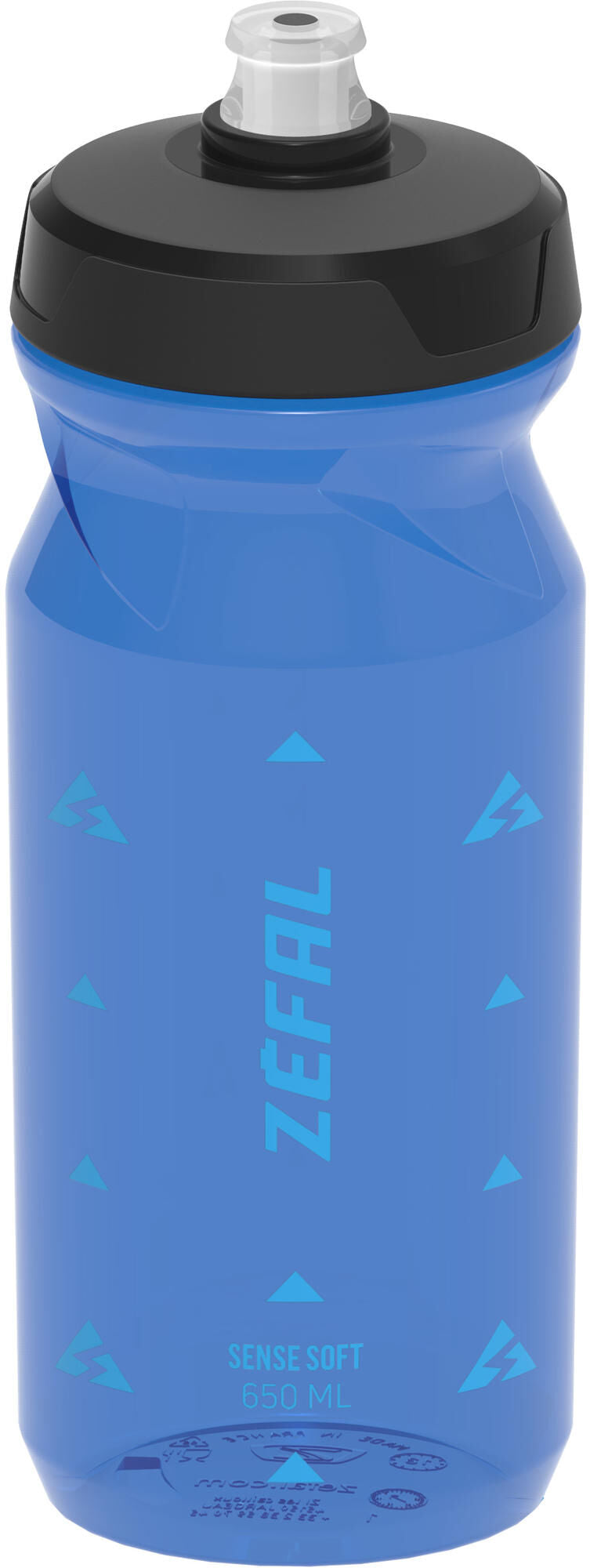 Zefal zéfal bidon sense soft bottle zéfal sense soft 650ml trans blue