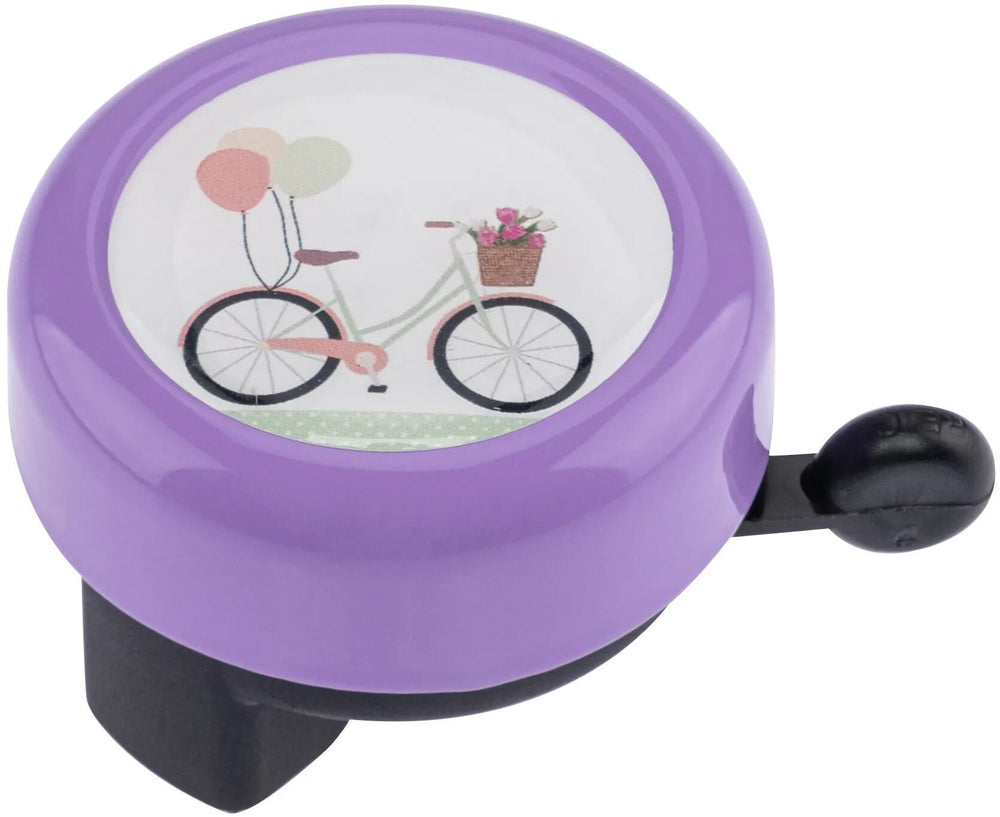Reich klingel city- biking rich motif bell biking pastel lilac