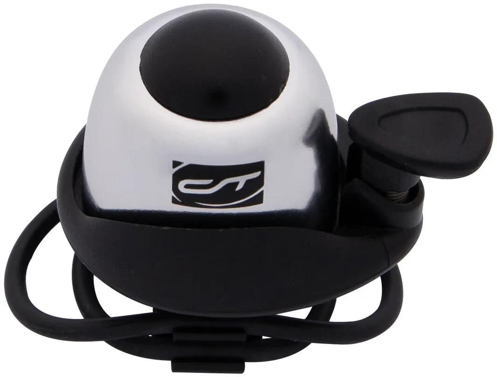 Contec fietsbel cup-a-ding ct bell cup-a-ding silver, o-ring