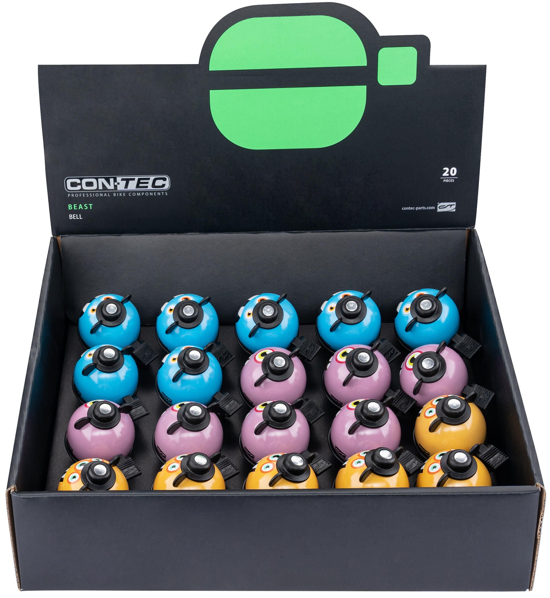 Contec fietsbel beast ct bell beast display 20 pcs.