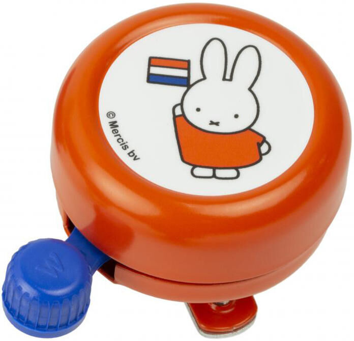 Widek fietsbel miffy bell miffy orange with flag