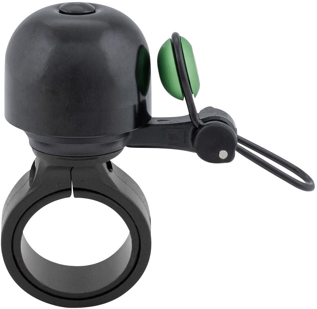 Contec mini fietsbel diamond bing ct mini bell diamond bing, black green. 22.2 m