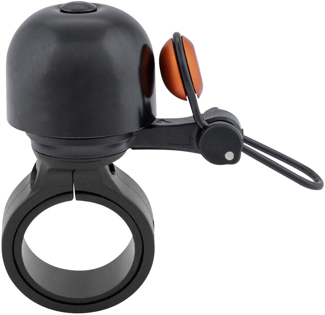 Contec mini fietsbel diamond bing ct mini bell diamond bing, black orange, 22.2m