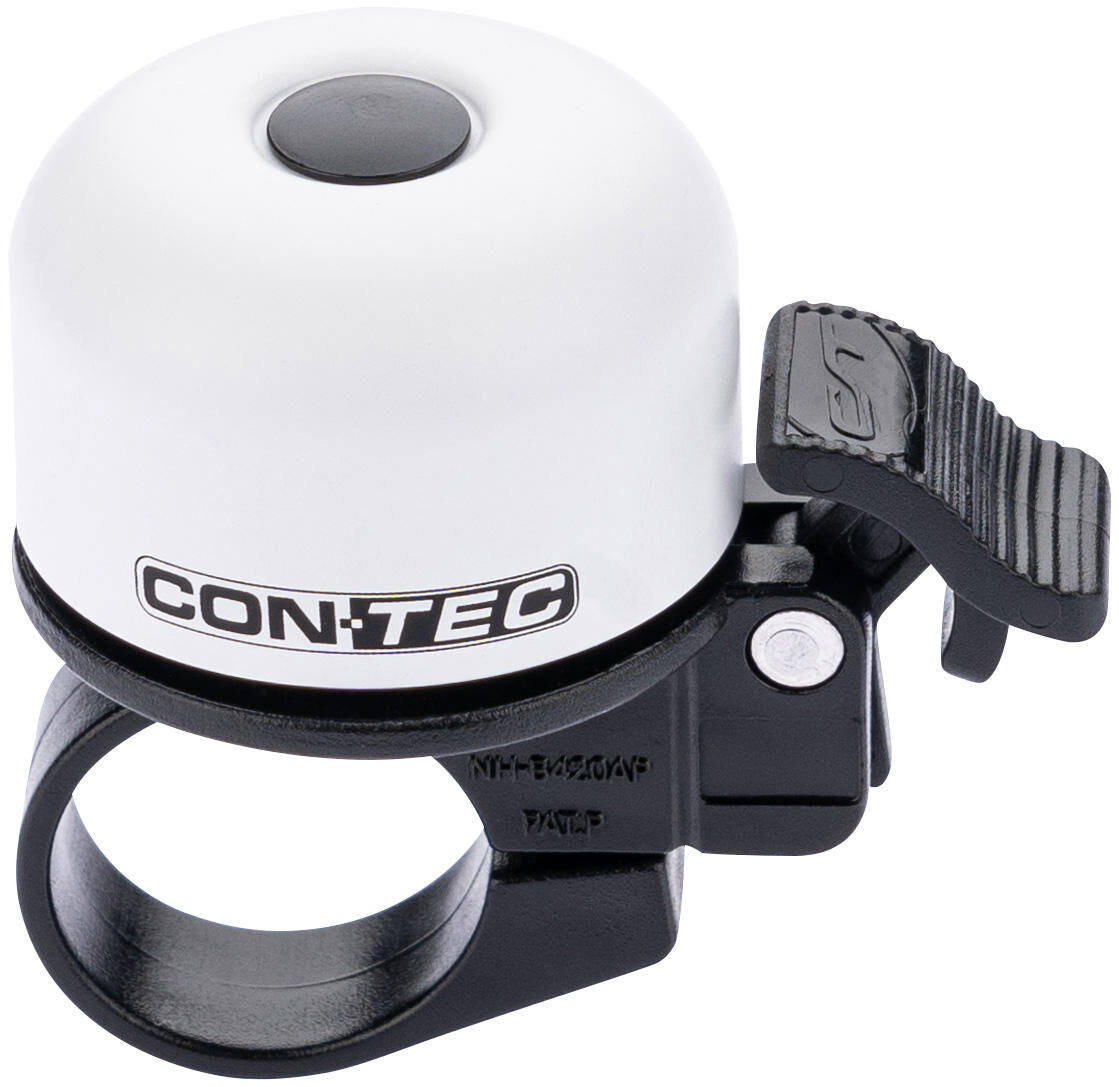 Contec mini fietsbel bing ct mini bell bing matt white