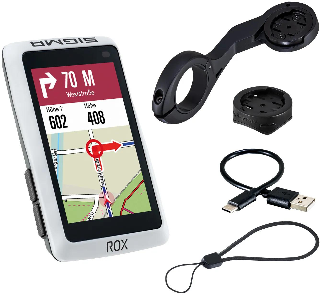 Sigma Fietscomputer ROX 12.1 EVO GPS Wit Basic