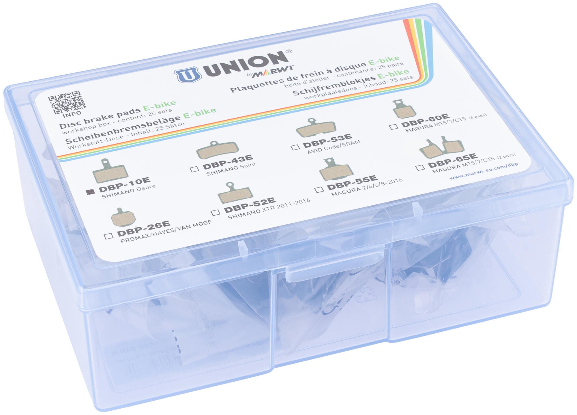 Union schijfremblokset dbp-10 organisch (25pr)