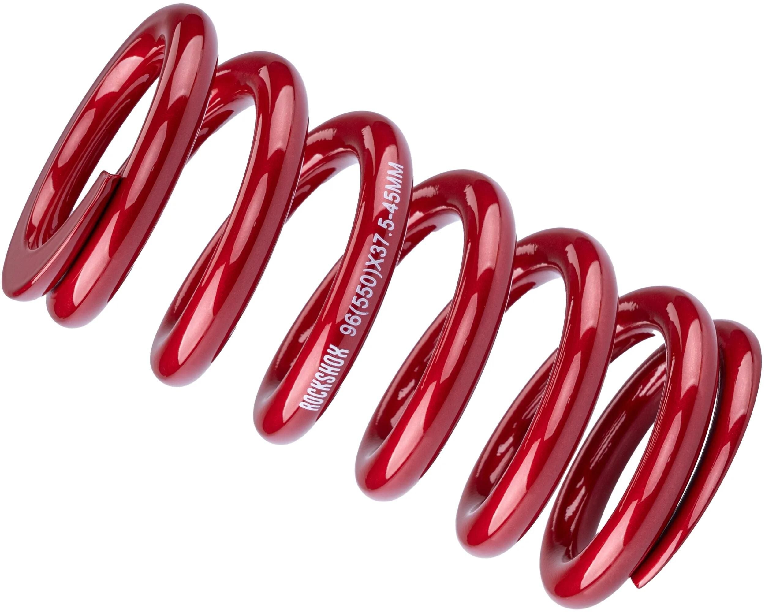 Rockshox feder spring rs 37,5-45mm 114mm 550lb elect.red