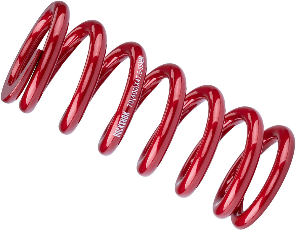 Rockshox feder spring rs 47,5-55mm 134mm 400 lb electr.red