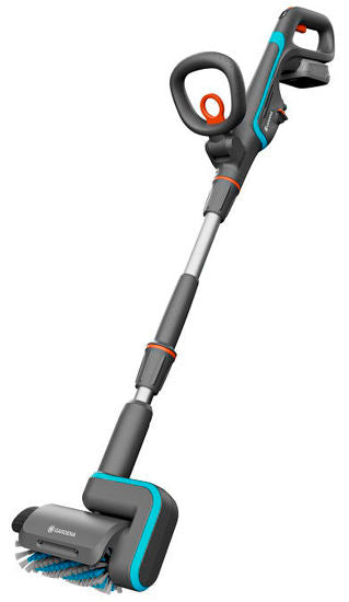 Gardena accu-multireiniger aquabrush patio 18v p4a - gebruiksklare set