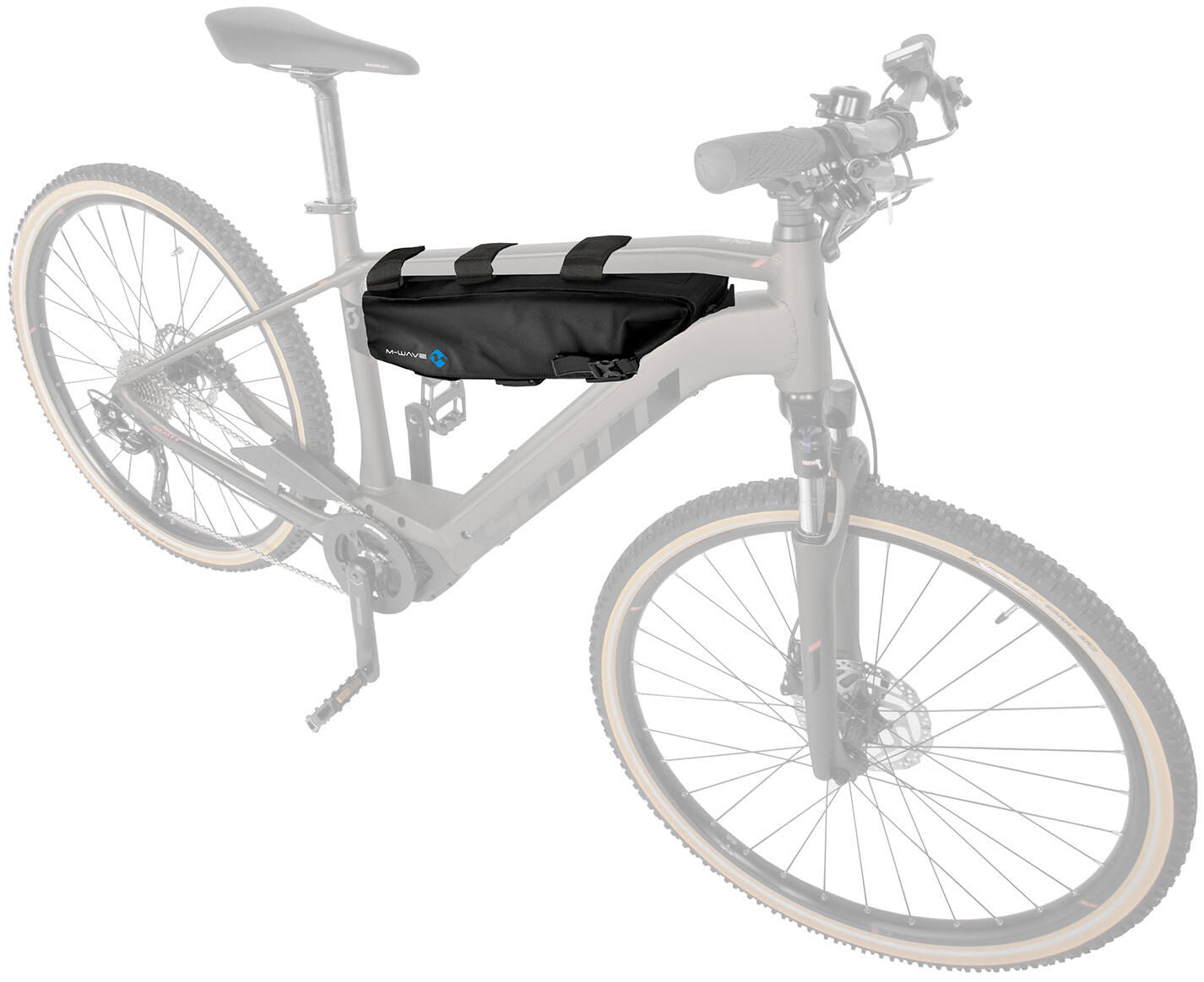 couvercle de batterie de vélo Rough Ride B 59 x 13 cm polyester noir