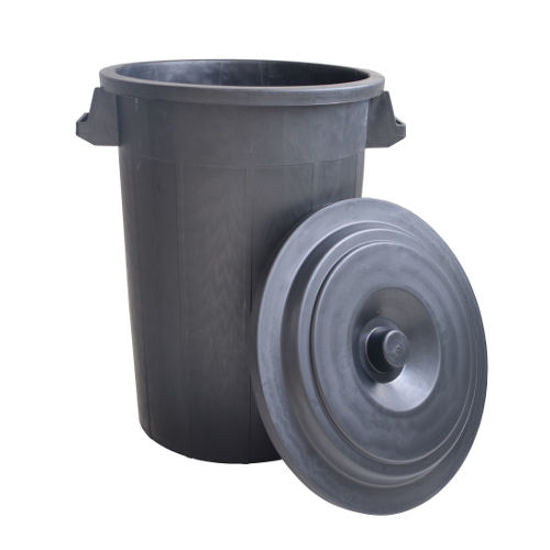 Voerton kerbl met deksel 70 liter