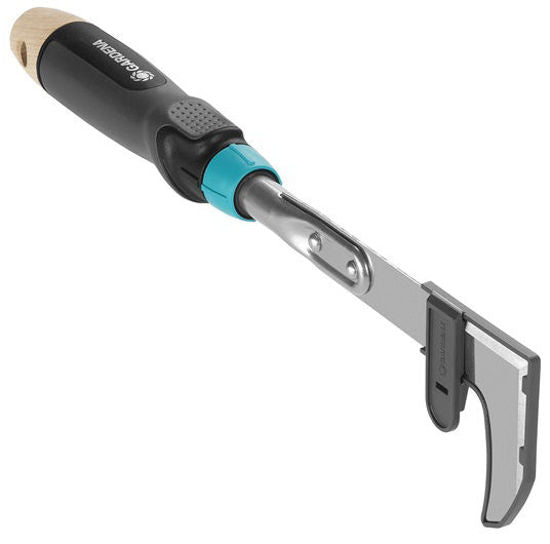 Gardena ecoline onkruidsteker voor de patio voegenkrabber (zwart turquoise, 17704-20)