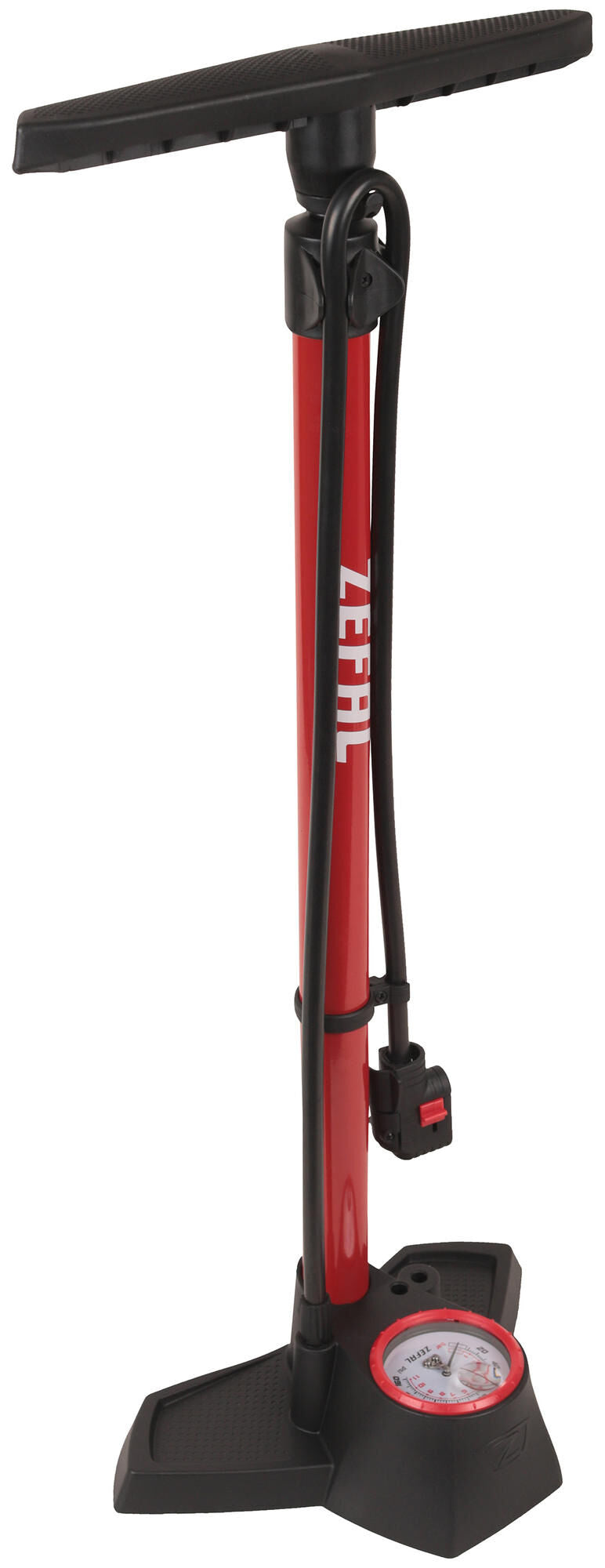 Zéfal hogedruk pomp profil max fp30 floor pump profil max fp 30 black red