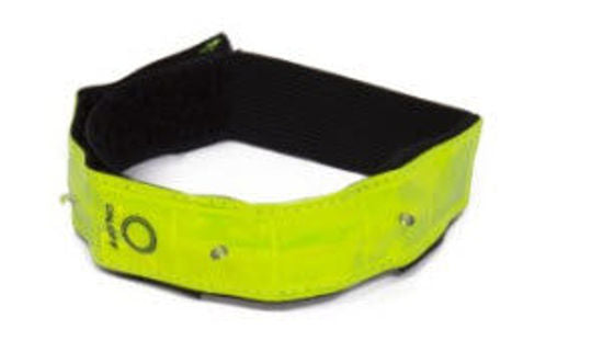 Led armband fluorgeel. incl batterijen