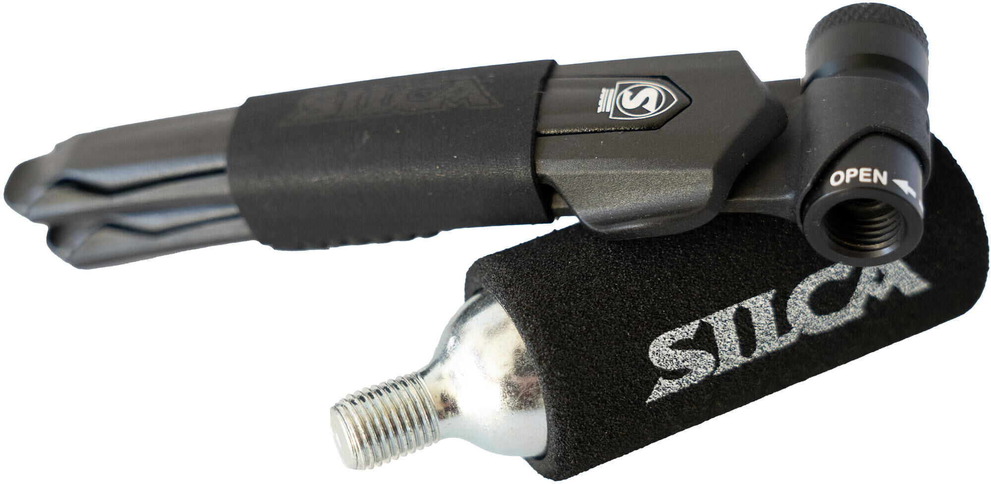 Silca bandenlichter eolo levers premio co2 cartr.pump eolo levers premio black