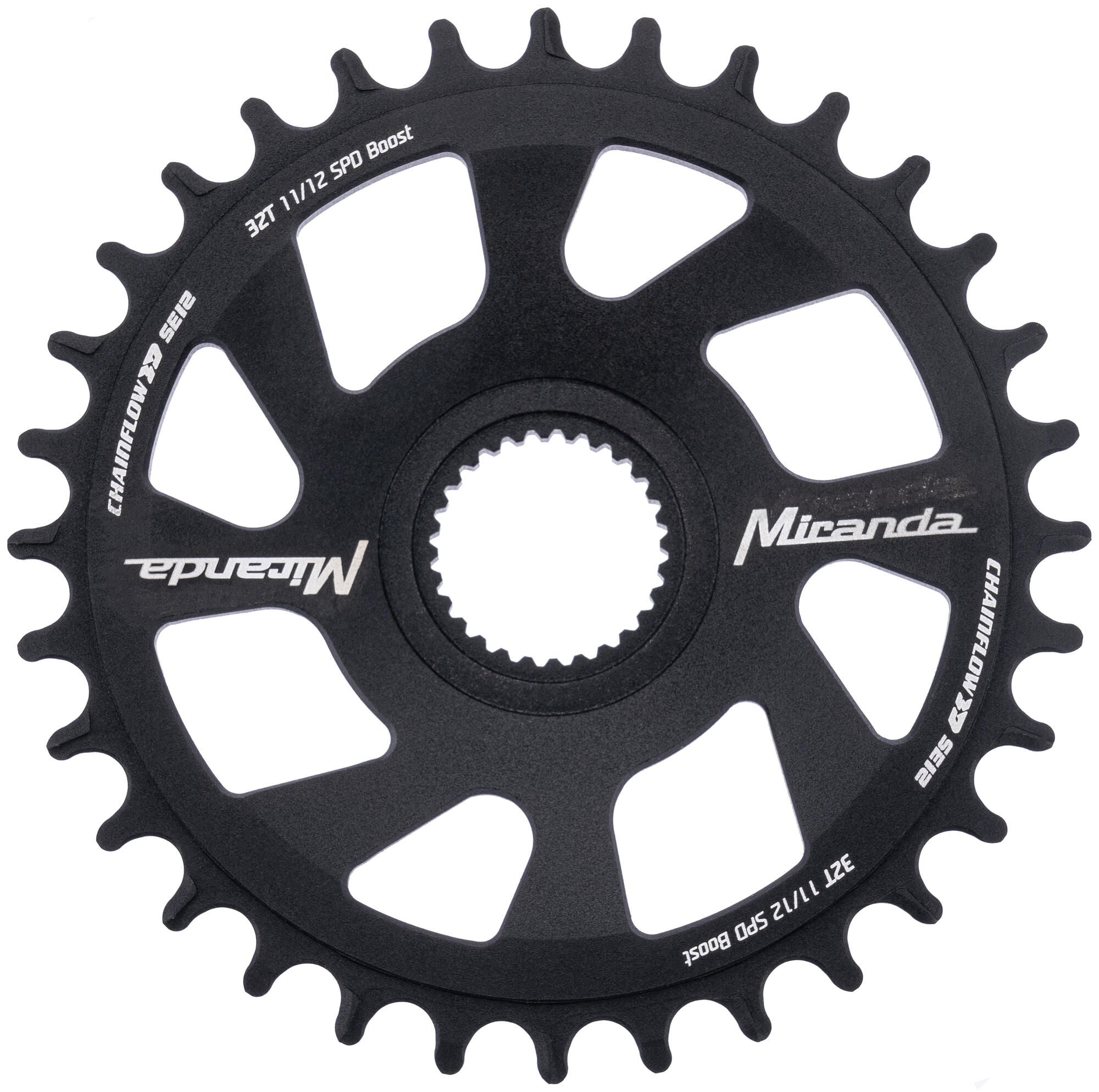 Miranda kettingblad chainflow 3d se12 chain ring mitranda 32t gen.4 bes3