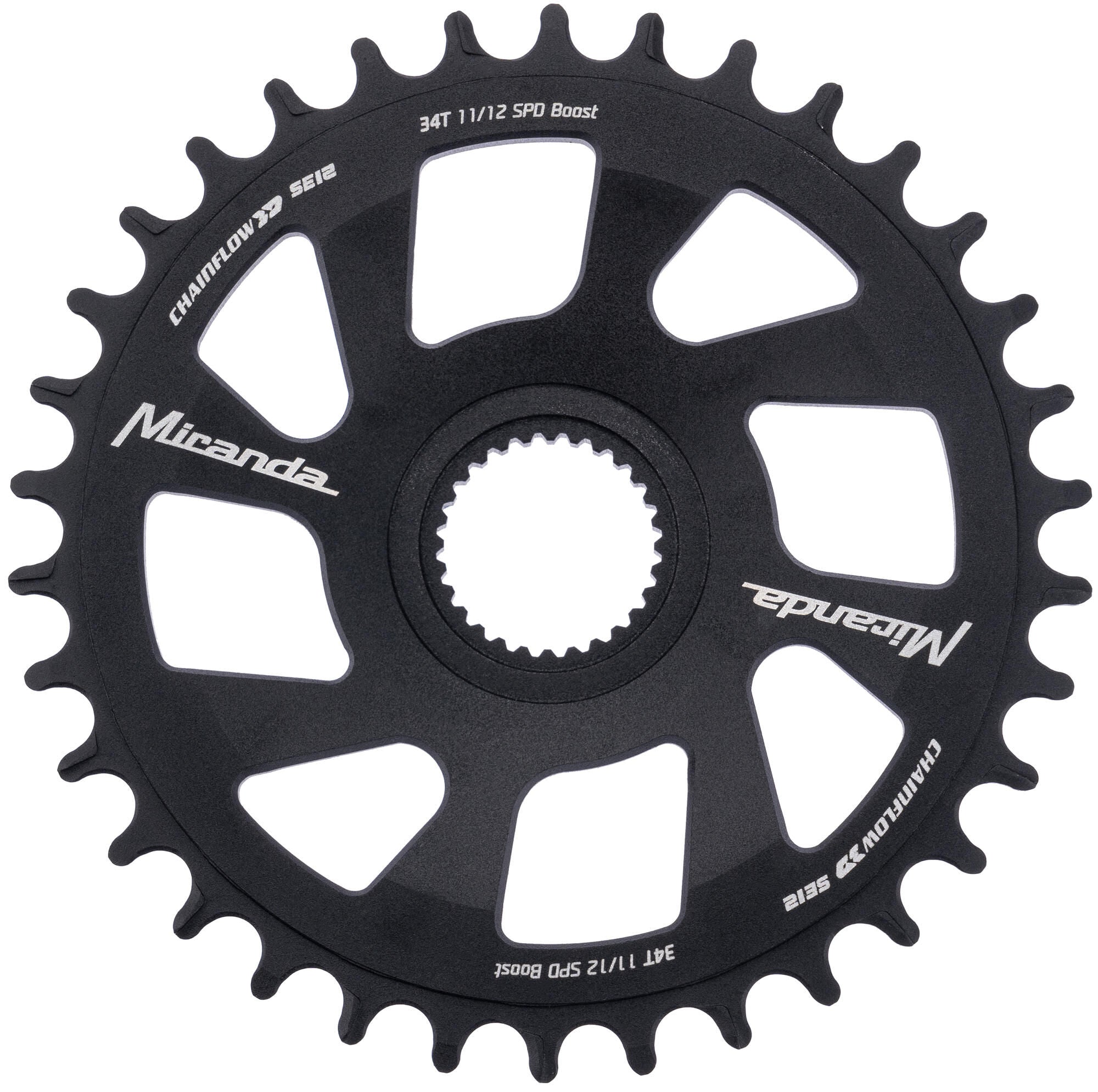 Miranda kettingblad chainflow 3d se12 chain ring 34t gen.4 bes3