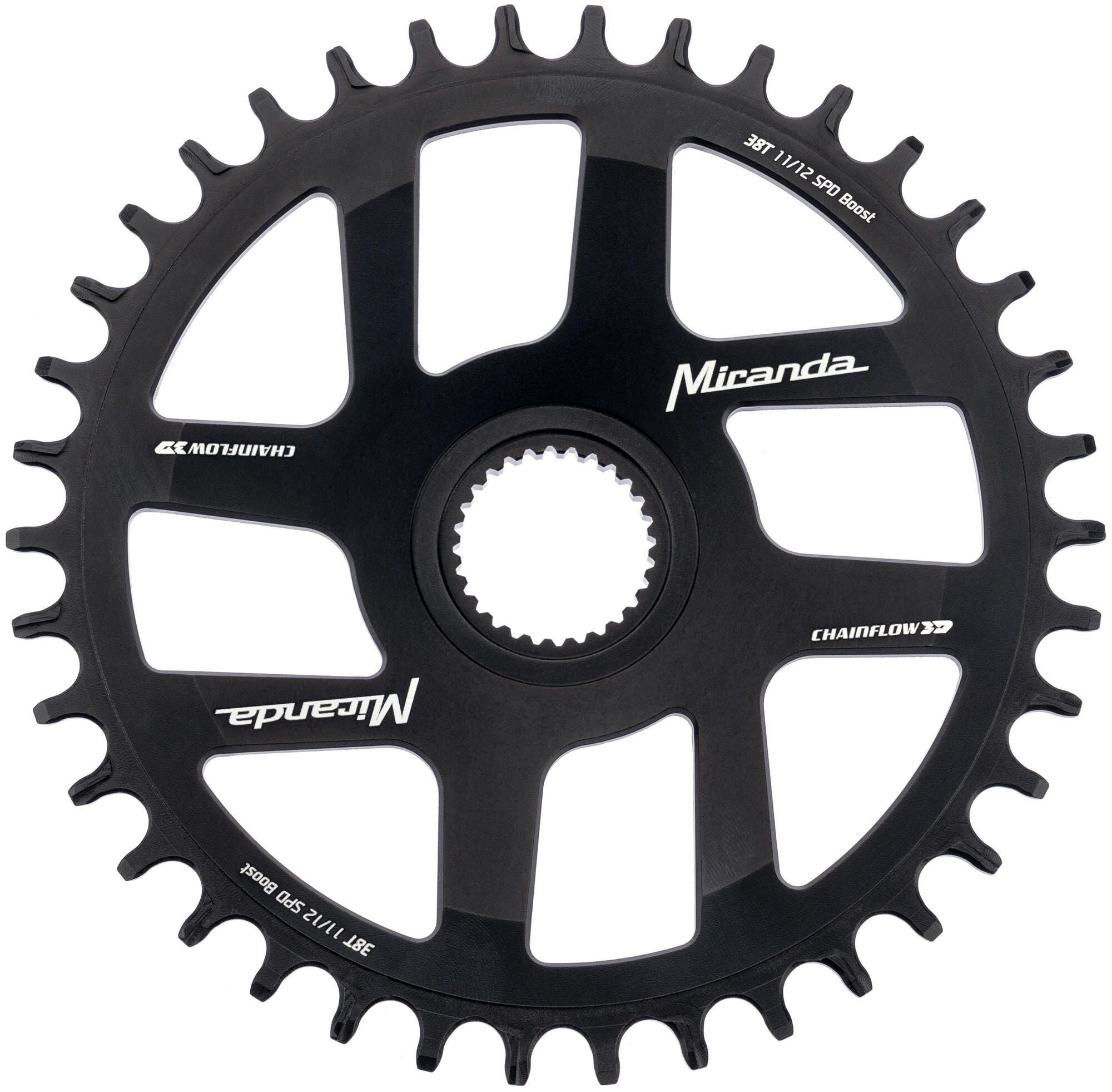 Miranda kettingblad gen4 bes 3 chainflow 3d chain ring 38t gen.4 bes3
