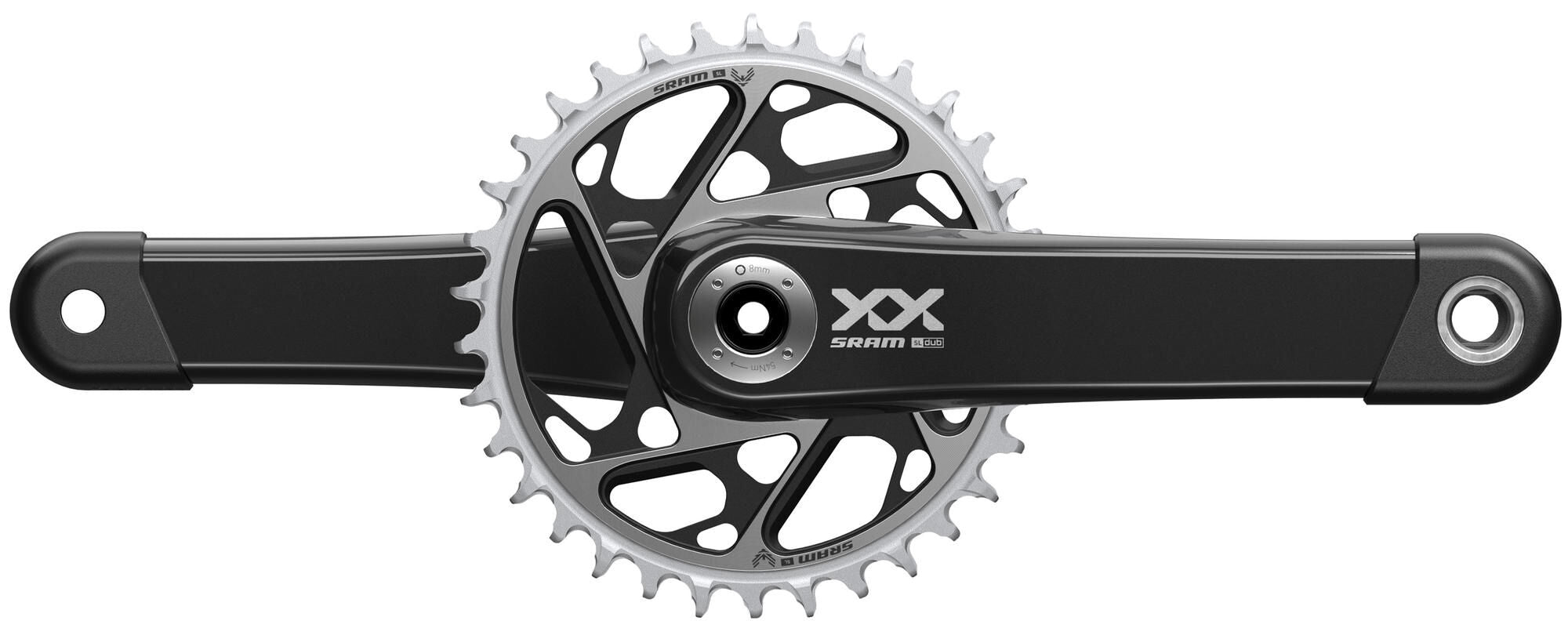 Sram crankstel xx sl eagle transmission crankset xx sl eagle tr. 170mm q168mm