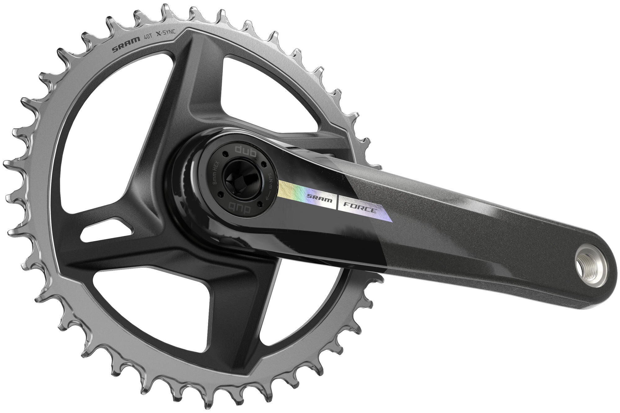 Sram crankstel force 1 etap axs crankset force 1 etap axs 40t 172,5mm grey
