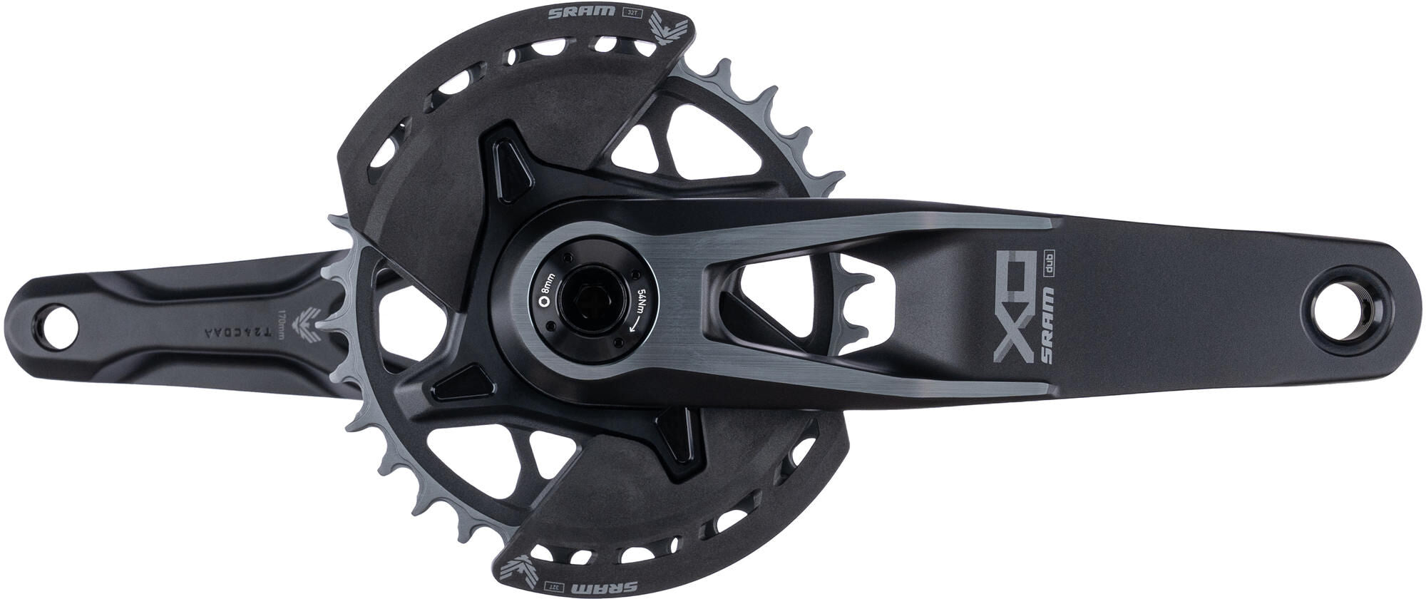 Sram crankstel x0 eagle axs transmission crankset pm x0 eagle axs tr. 170mm