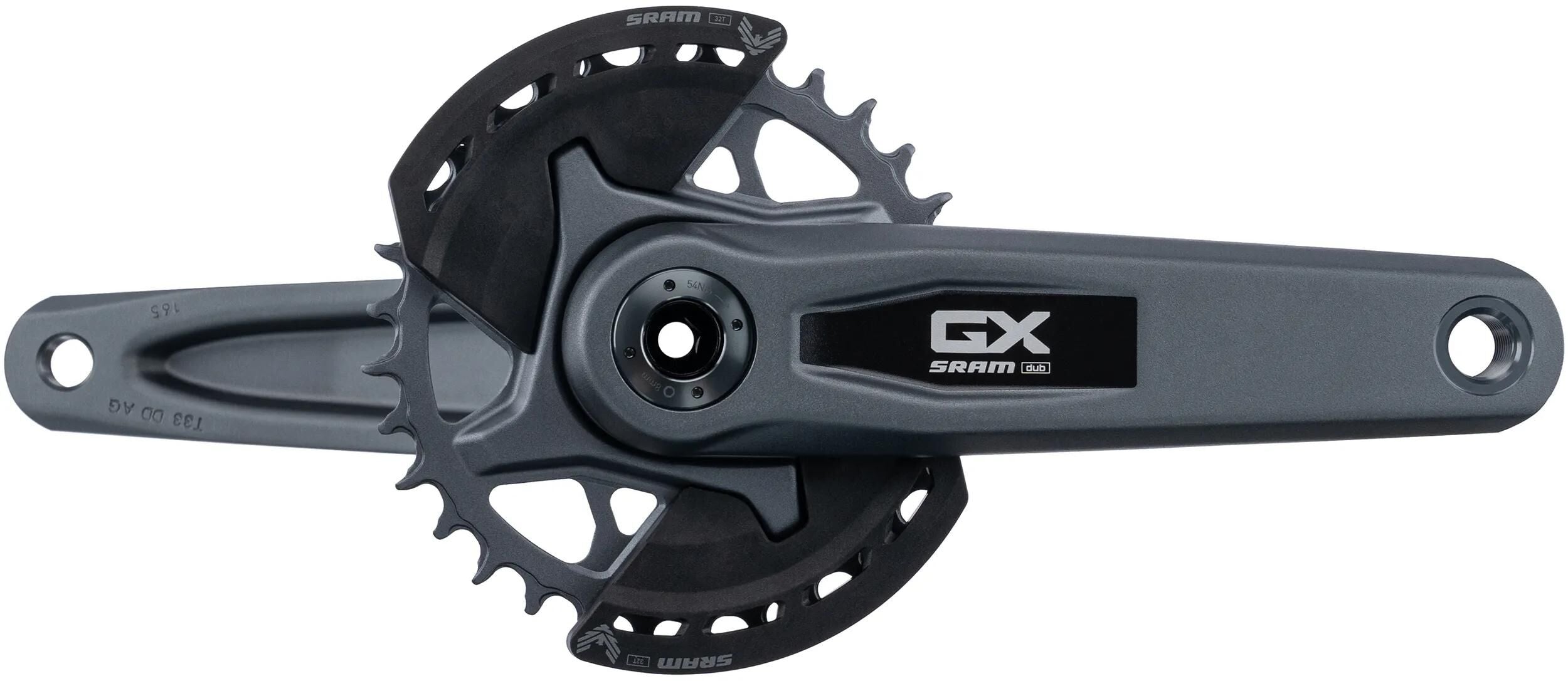 Sram crankset gx eagle crankset 32t dub 165mm t-type q174 dark polar
