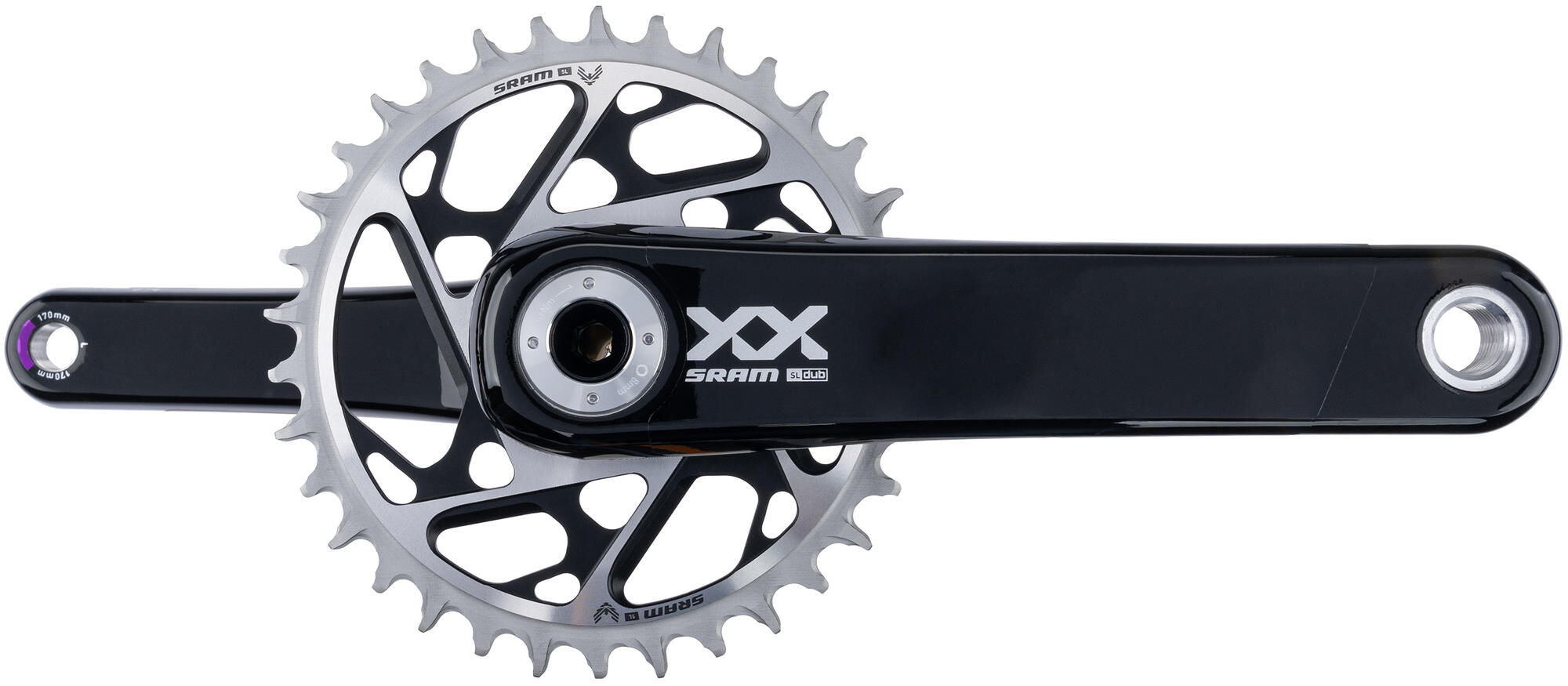 Sram crankstel xx sl eagle transmission crankset xx sl eagle tr. 170mm q174mm