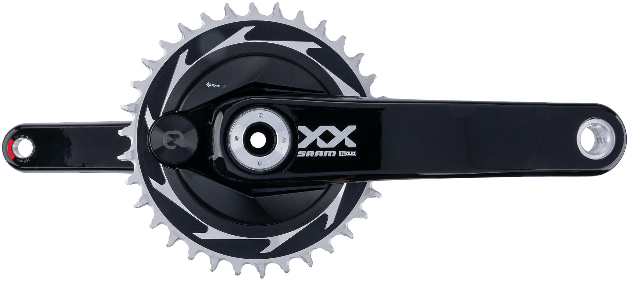Sram crankstel xx sl eagle axs transmission crankset pm xx sl eagle axs trans.165mm 34t