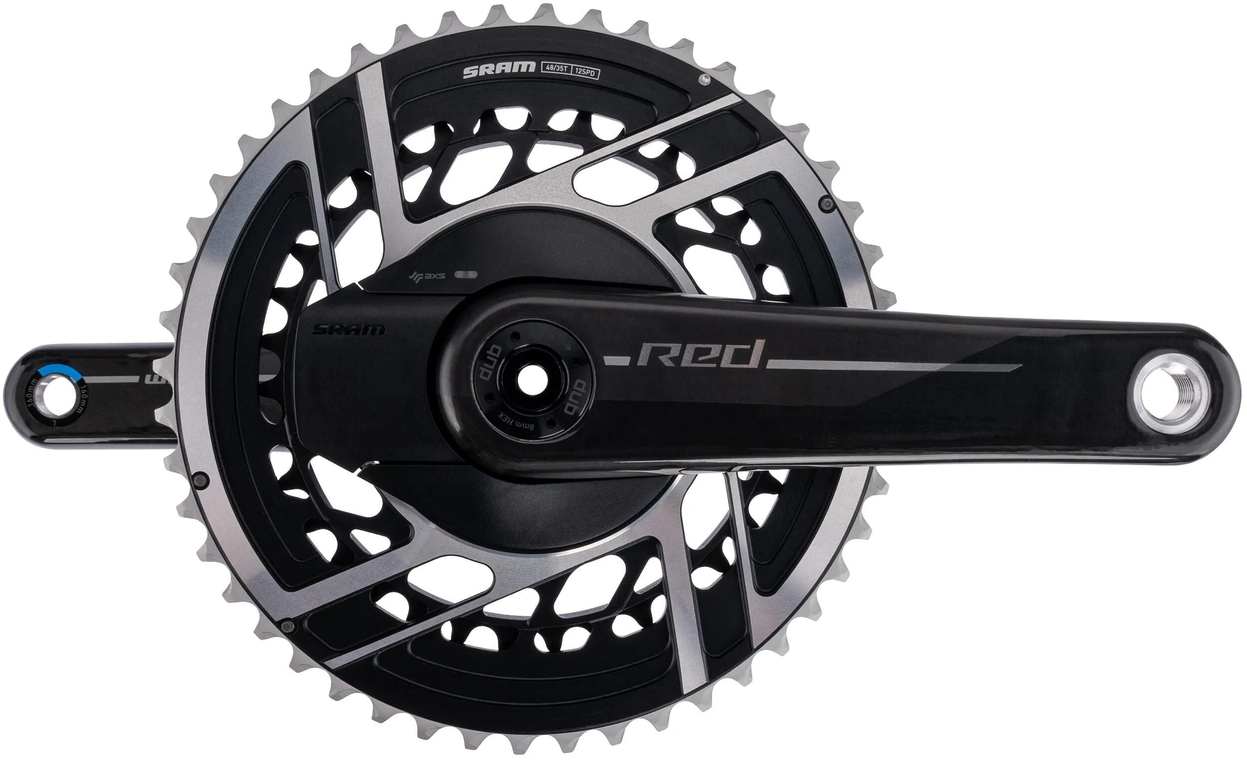 Sram kettenradgarnitur red axs e1 crankset pm red axs e1 35 48t 160mm