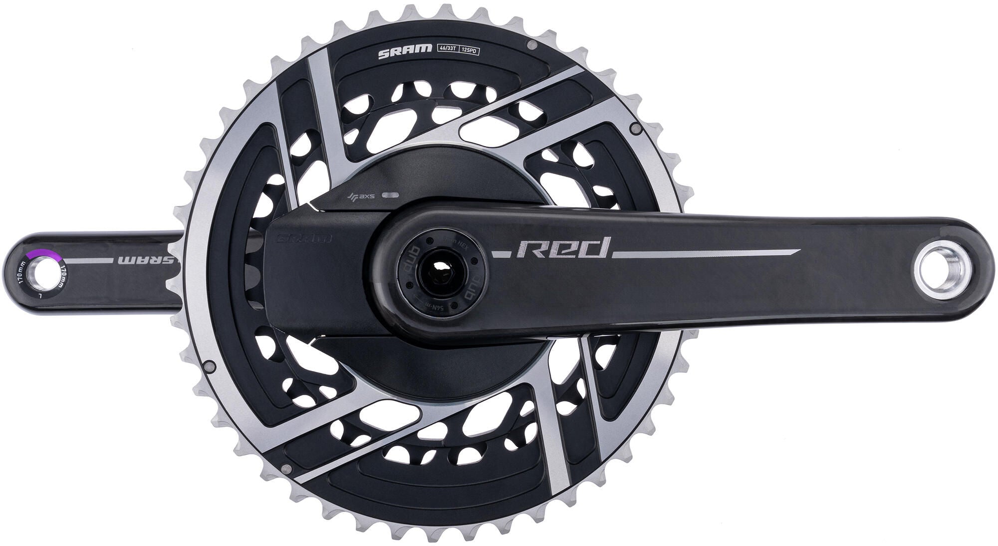 Sram crankstel red axs e1 crankset pm red axs 33 46t 170mm