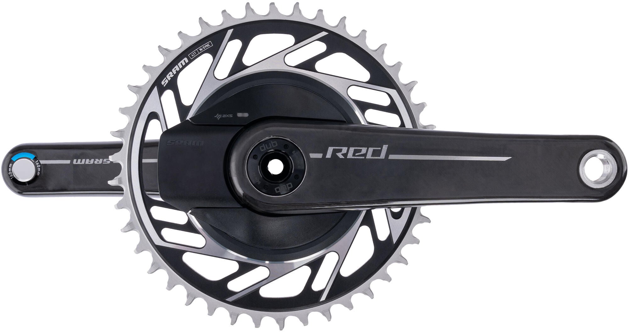 Sram crankstel red 1 xplr axs e1 crankset pm red 1 xplr axs e1 42t 160mm