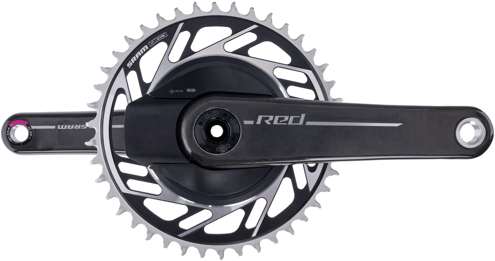 Sram crankstel red 1 xplr axs e1 crankset pm red 1 xplr axs e1 42t 167,5mm