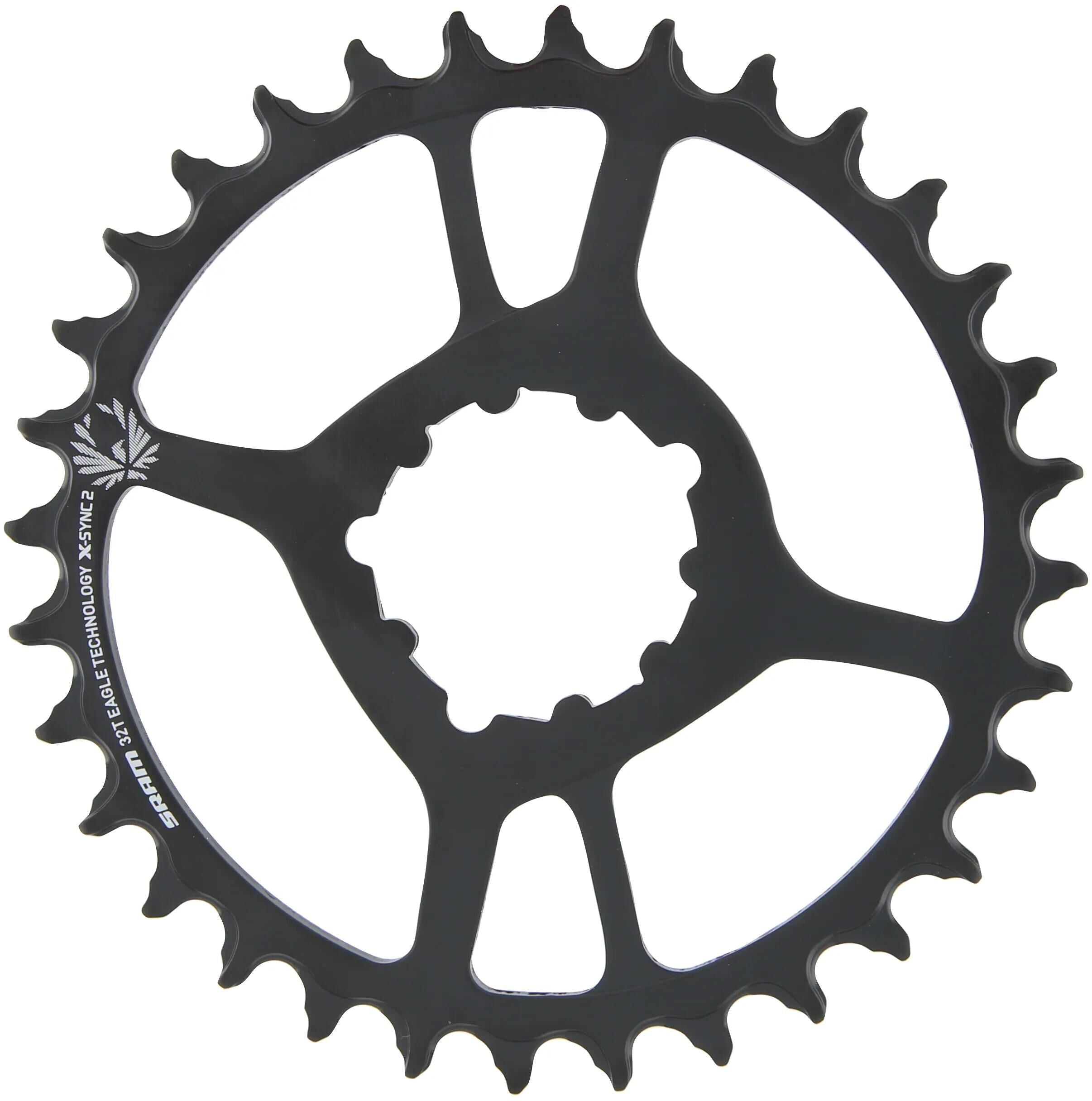 Sram kettingblad x-sync 2 chain ring x-sync2 32 teeth steel black