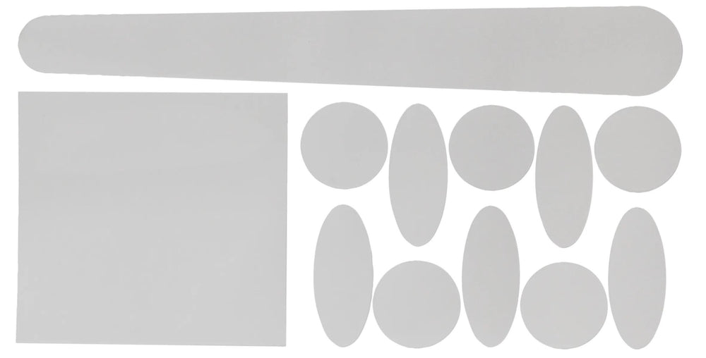 Contec achtervork- framebeschermer set full hd ct frame prot.full hd set, transparent