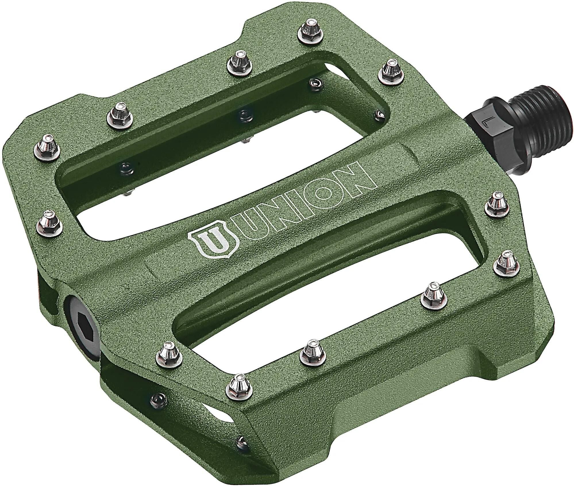 Union pedaal sp1300 alu cartridge+stuwlager. groen