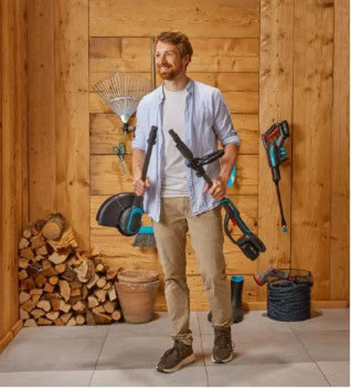 Gardena trimmer powertrim 3018v p4a set