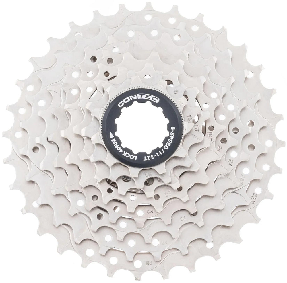 Contec cassette grad ct cassette grad 11-32t 8sp sil. black