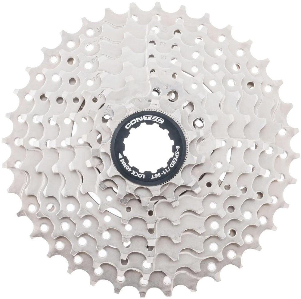 Contec cassette grad ct cassette grad 11-36t 8sp sil. black