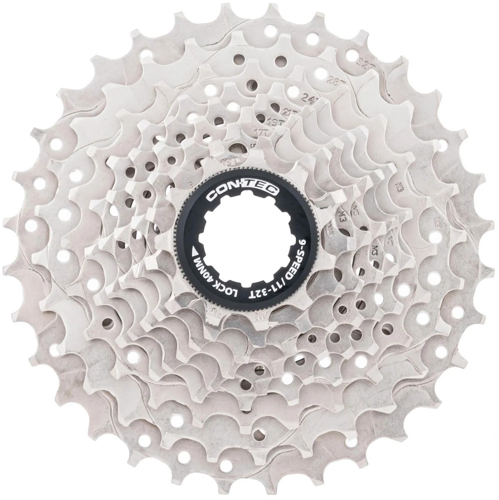 Contec cassette grad ct cassette grad 11-32t 9sp sil. black